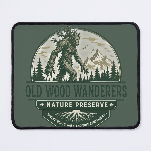 Item preview, Old Wood Wanderers Nature Preserve Forest Monster Cryptid designed and sold by bosamji.