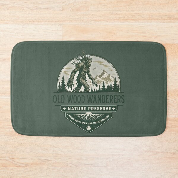 Item preview, Old Wood Wanderers Nature Preserve Forest Monster Cryptid designed and sold by bosamji.