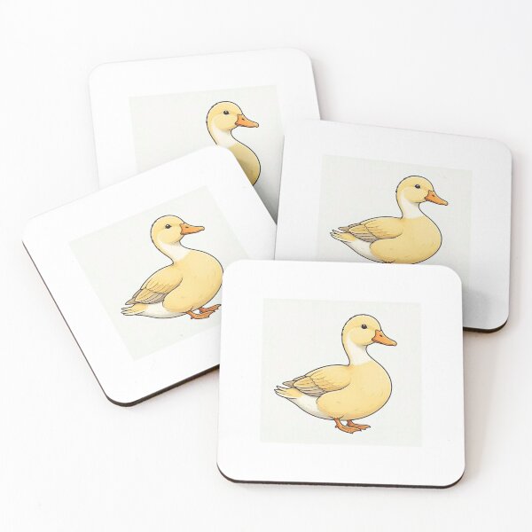 Item preview, Adorable Little Yellow Duck - Minimalist Kawaii Style Illustration designed and sold by FunnyfrenchDs.