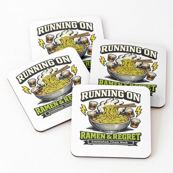 Item preview, Running on Ramen and Regret designed and sold by Dresut.