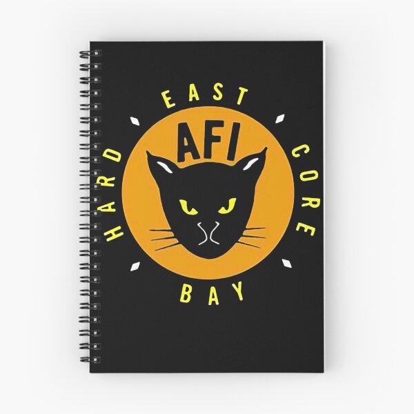 Item preview, AFI Band East Bay Hard Core Tour Black Cat designed and sold by EychanchanArt.