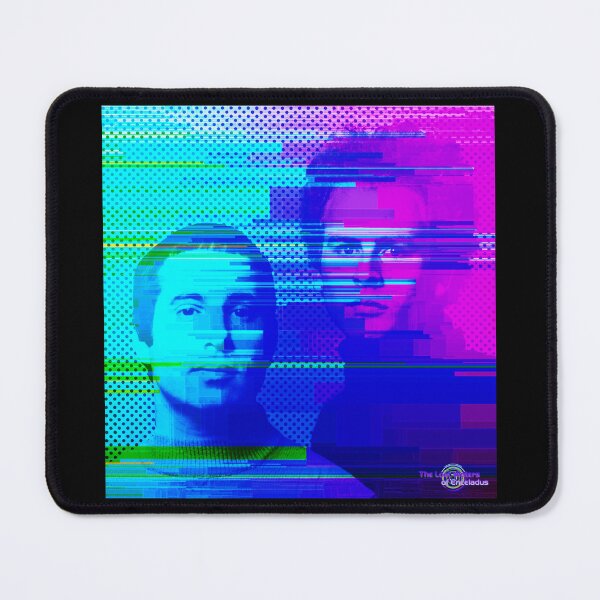 Item preview, Simon and Garfunkel retro benday dot tv designed and sold by Lost Waters of Enceladus.