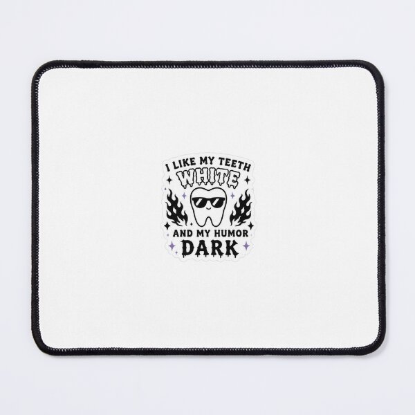 Item preview, White Teeth - Dark Humor designed and sold by mukraker.