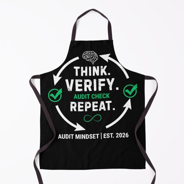 Item preview, Think Verify Repeat – Accountant & Auditor Mindset Typography Design designed and sold by FCA SIR MERCH .
