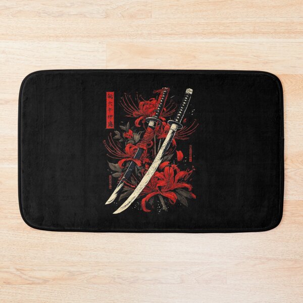Item preview, Red Spider Lily and Katana Japanese Ink designed and sold by titanlevi.