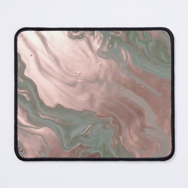 Item preview, Soft Pink Teal Marble Fluid Pattern designed and sold by IntelliMindDesigns.