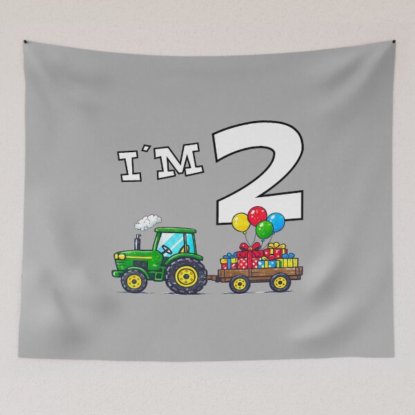 Item preview, Farm Tractor 2nd Birthday Farmer 2 designed and sold by ArleneRowe.