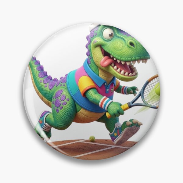Item preview, FUNNY TENNIS DINOSAUR designed and sold by likbatonboot.