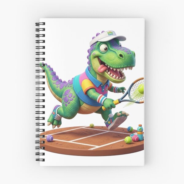 Item preview, FUNNY TENNIS DINOSAUR designed and sold by likbatonboot.