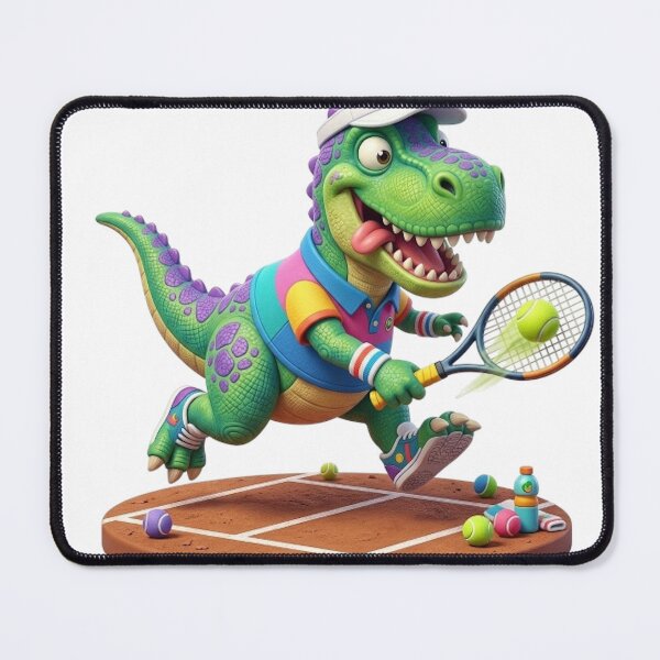 Item preview, FUNNY TENNIS DINOSAUR designed and sold by likbatonboot.