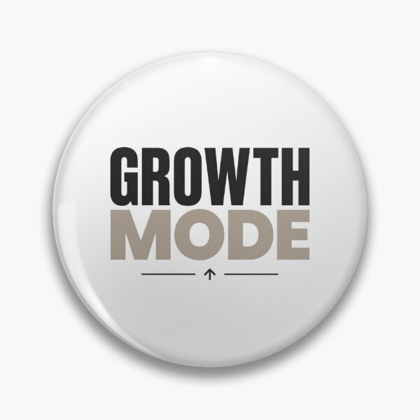 Item preview, Growth Mode | Motivational Minimalist Mindset Quote designed and sold by Irene Catchmind.