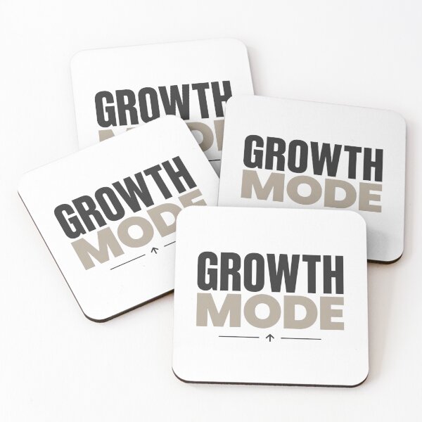 Item preview, Growth Mode | Motivational Minimalist Mindset Quote designed and sold by Irene Catchmind.