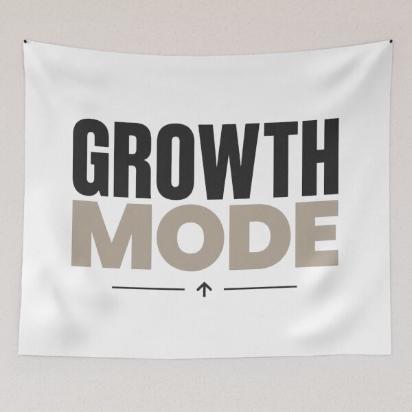 Item preview, Growth Mode | Motivational Minimalist Mindset Quote designed and sold by Irene Catchmind.