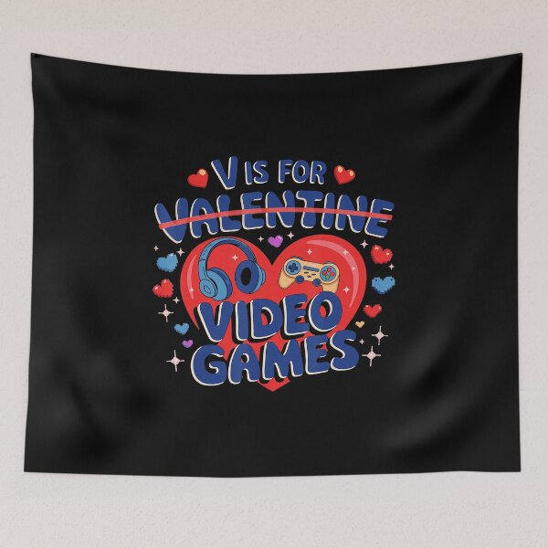 Item preview, Cute Video Game Valentine Heart for Gaming Lovers designed and sold by FGTV2021.