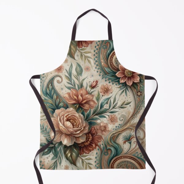 Item preview, Paisley Rose Abstract Pattern Painting designed and sold by Eclectic Monkey.