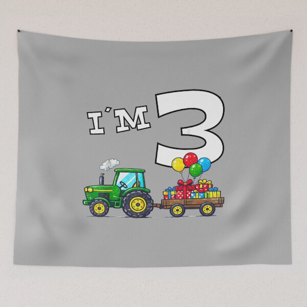 Item preview, Farm Tractor 3rd Birthday Farmer 3 designed and sold by ArleneRowe.