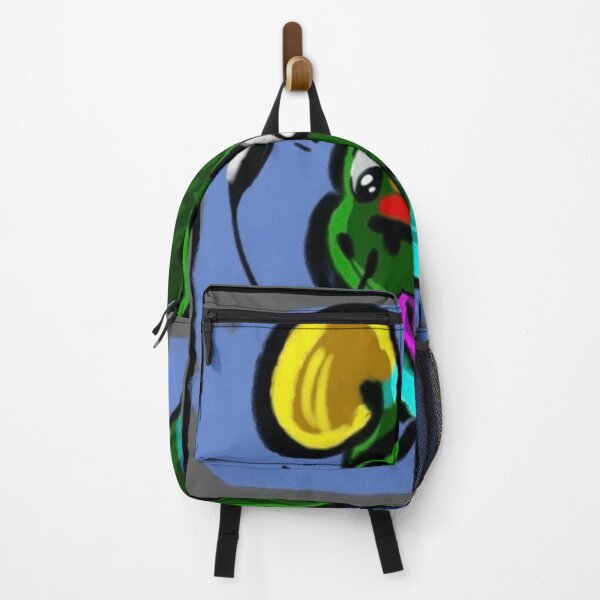 Item preview, Weird Cute Green Alien Monster Critter Cartoon Graphic designed and sold by sawsan-art.
