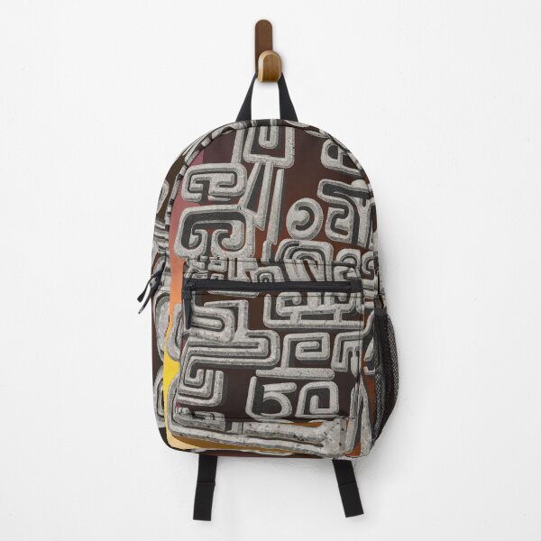Item preview, Pre-Columbian Relief Stele - Vector Illustration of Mayan Symbols - History Poster designed and sold by Keltoi-art.