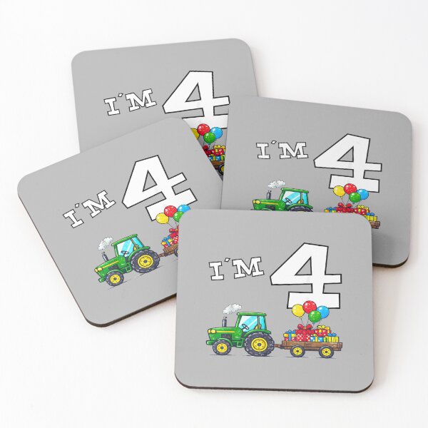 Item preview, Farm Tractor 4th Birthday Farmer 4 designed and sold by ArleneRowe.