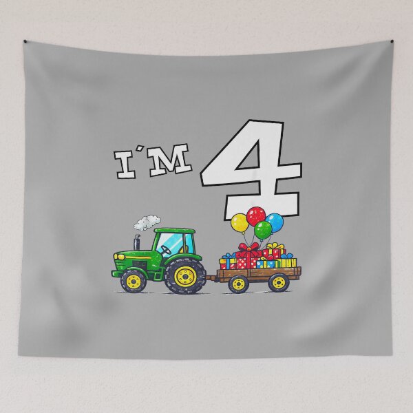 Item preview, Farm Tractor 4th Birthday Farmer 4 designed and sold by ArleneRowe.