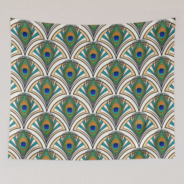 Item preview, Peacock Feather Pattern designed and sold by ViaARTfactory.