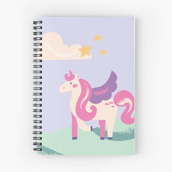 Item preview, Magical Pink Unicorn Under Starry Clouds - Cute Pastel Fantasy Art designed and sold by Yasmine Mohammed.