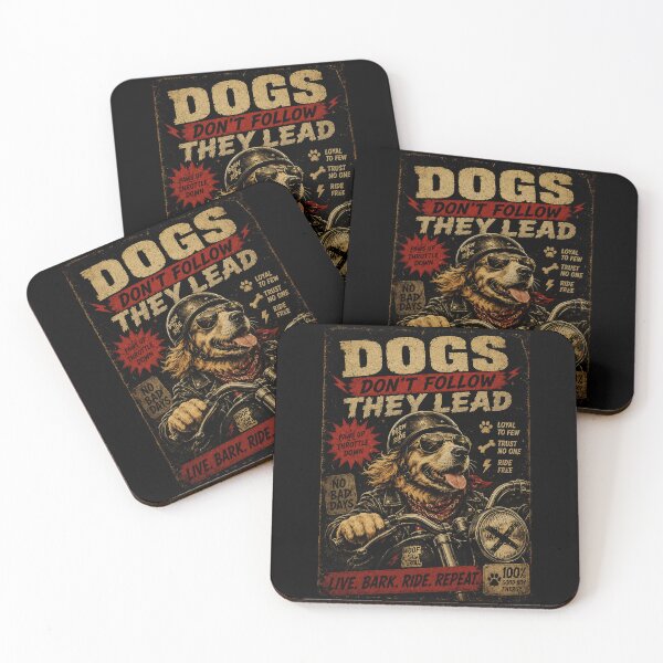 Item preview, Vintage Biker Dog With Free Spirit Road Attitude designed and sold by Modaozushi216.
