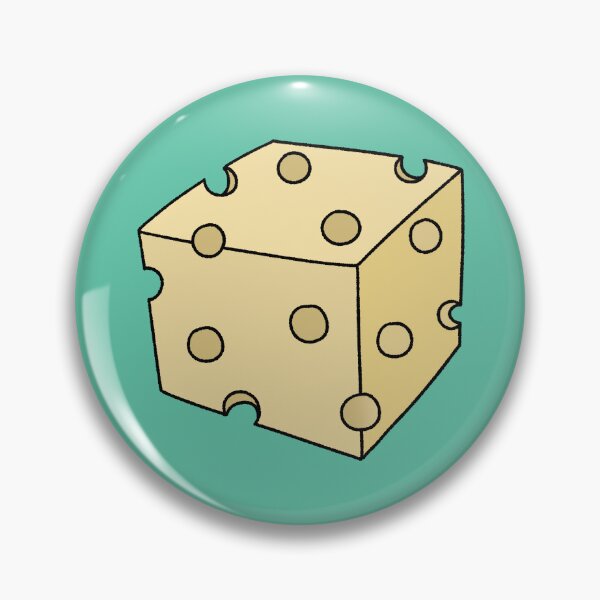 Item preview, Cute Swiss Cheese Cube Illustration designed and sold by ubborn.