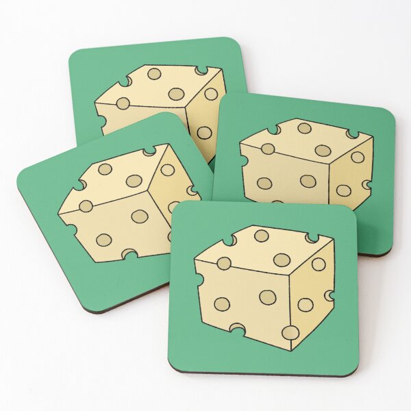 Item preview, Cute Swiss Cheese Cube Illustration designed and sold by ubborn.