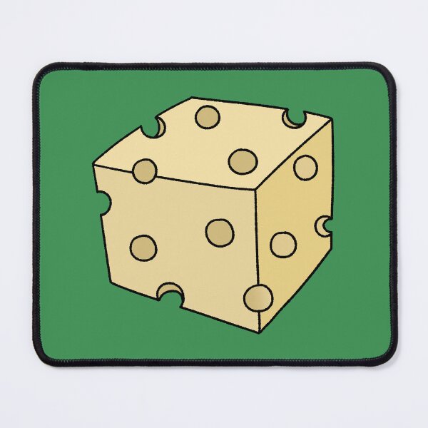 Item preview, Cute Swiss Cheese Cube Illustration designed and sold by ubborn.