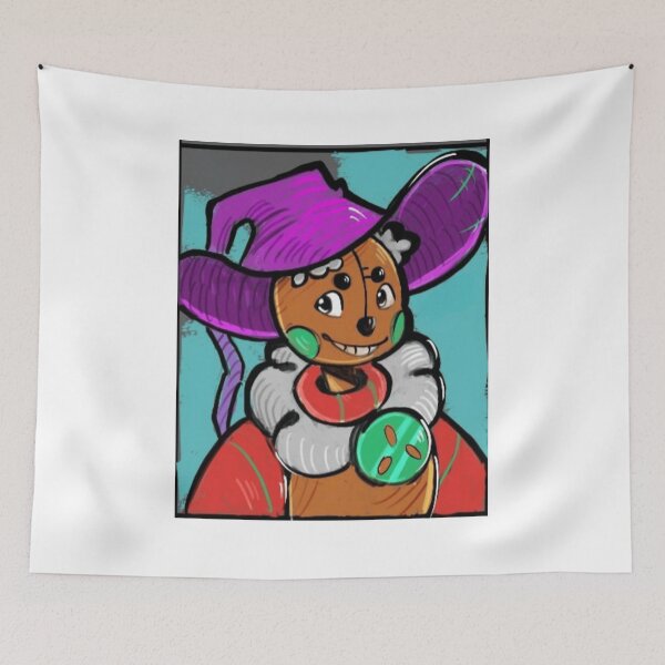 Item preview, Quirky Scarecrow Clown Portrait Gothic Art Vibe designed and sold by sawsan-art.