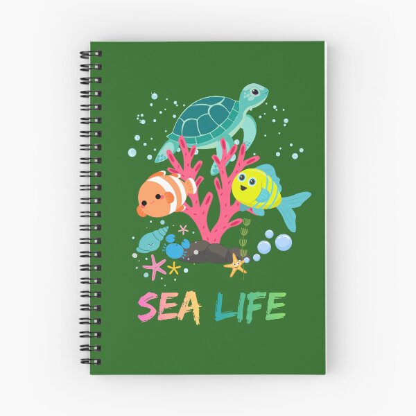 Item preview, Colorful ocean creatures thriving beneath the waves designed and sold by LEEVISWA.