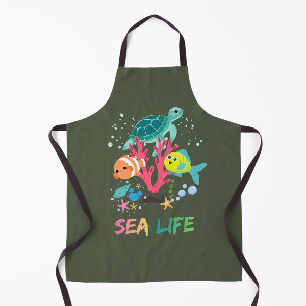 Item preview, Colorful ocean creatures thriving beneath the waves designed and sold by LEEVISWA.