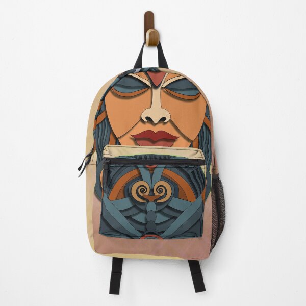 Item preview, Futuristic Tribal Mask - Layered Vector Illustration - Cyber Ethnic Poster designed and sold by Keltoi-art.