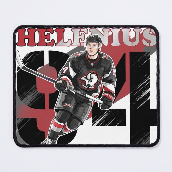 Item preview, Konsta Helenius 94 Dynamic Buffalo Hockey Art designed and sold by Thogan0416.