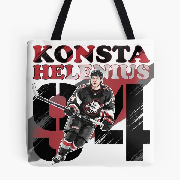 Item preview, Konsta Helenius 94 Dynamic Buffalo Hockey Art designed and sold by Thogan0416.