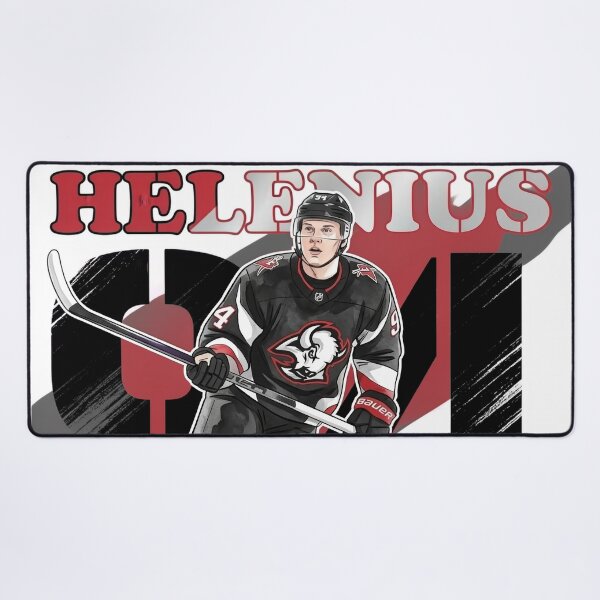 Item preview, Konsta Helenius 94 Dynamic Buffalo Hockey Art designed and sold by Thogan0416.
