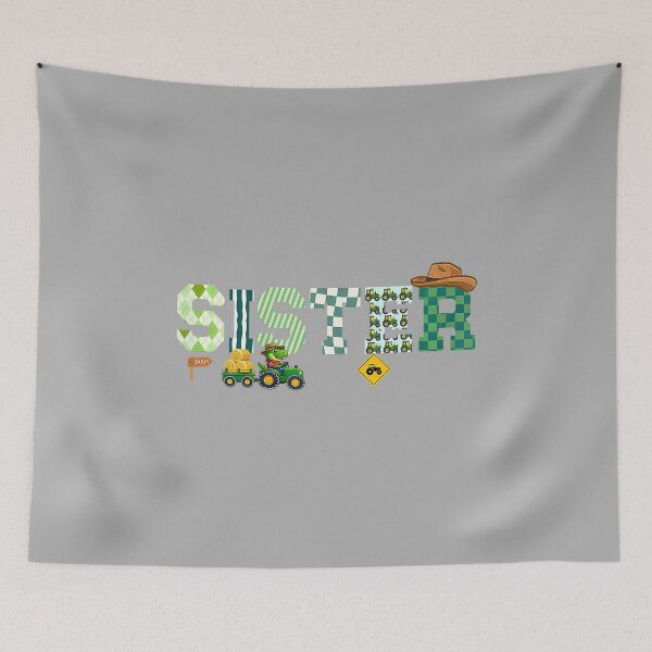Item preview, Farm Tractor Sister 1st Birthday Farmer designed and sold by ArleneRowe.