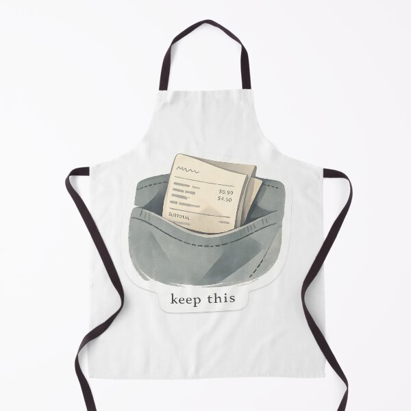 Item preview, Keep This Minimal Receipt Design designed and sold by Naviora.