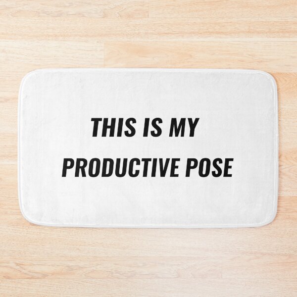 Item preview, This Is My Productive Pose T-Shirt – Funny Work From Home Tee | Uncle Jichuan designed and sold by Uncle-Jichuan.