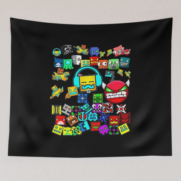 Item preview, Colorful Pixel Character Collection Retro Arcade Chaos Collage designed and sold by FGTV2021.