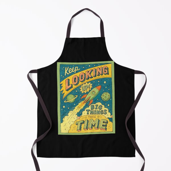 Item preview, Keep Looking Up Retro Space Rocket Motivation Vintage designed and sold by ferminhays.