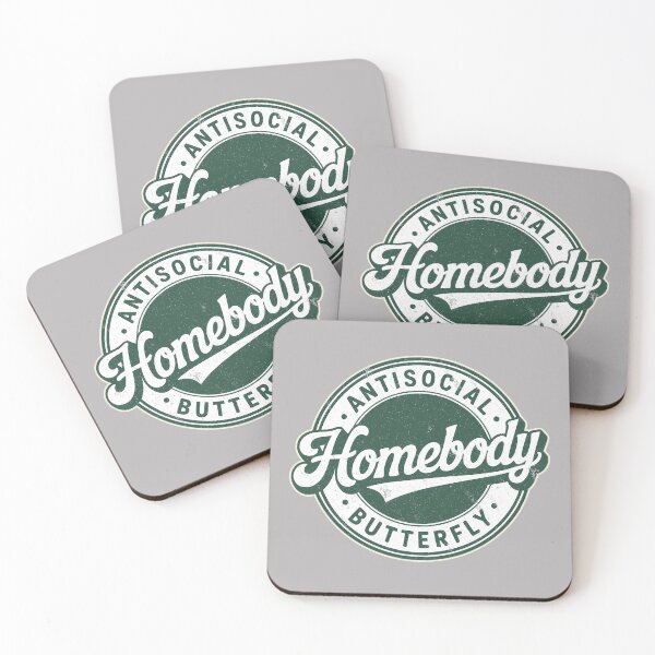 Item preview, Retro Badge Vintage Introvert Homebody Antisocial Butterfly Comfort Colors designed and sold by GreggRoss.