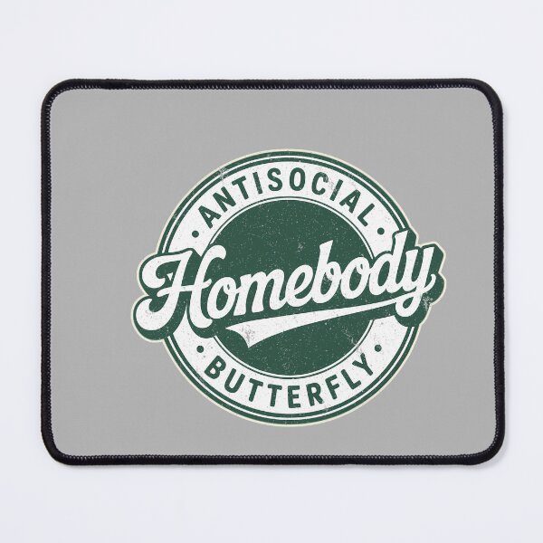 Item preview, Retro Badge Vintage Introvert Homebody Antisocial Butterfly Comfort Colors designed and sold by GreggRoss.
