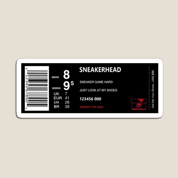 Artikelvorschau, Sneakerhead Box Label (Größe 8) entworfen und verkauft von saphala.