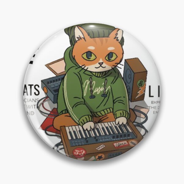 Item preview, The Music Matters Cute Cat Beatmaker Lo Fi Producer designed and sold by GenZFashion000.