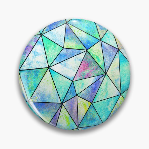 Item preview, Blue  Triangles designed and sold by The Painted Lamb.
