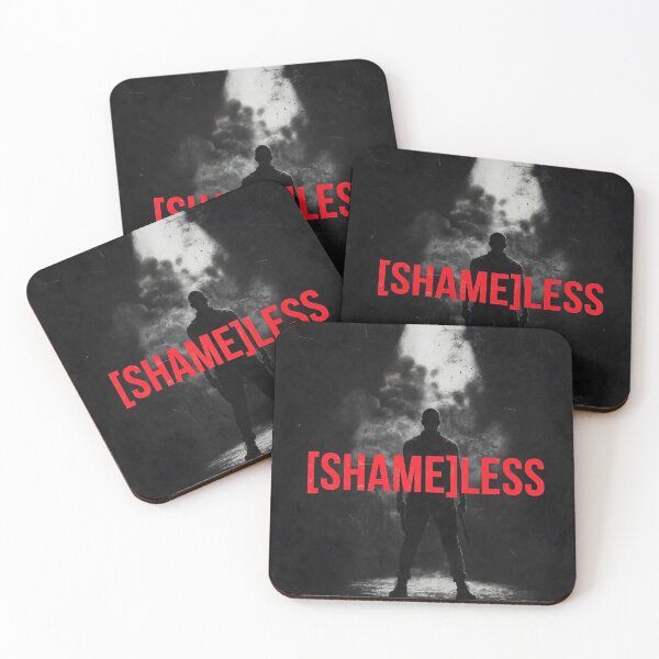 Item preview, SHAME LESS - Dark Warrior Red Typography Anti-Shame Motivation Art designed and sold by RAMHEARTS.