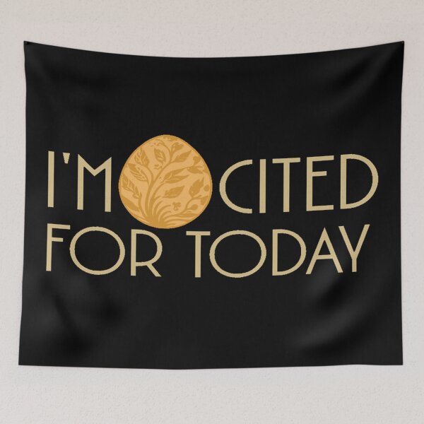 Item preview, I'm Egg cited for today designed and sold by TexturaMint.