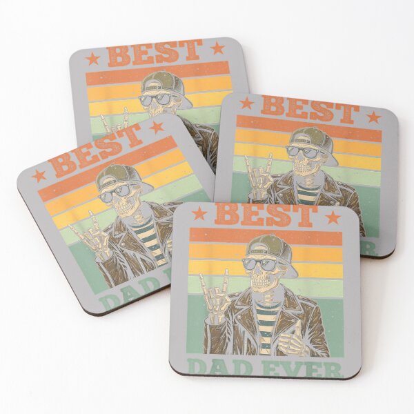 Item preview, Retro Best Dad Ever Skeleton Funny Fathers Day Proud Dad designed and sold by GreggRoss.